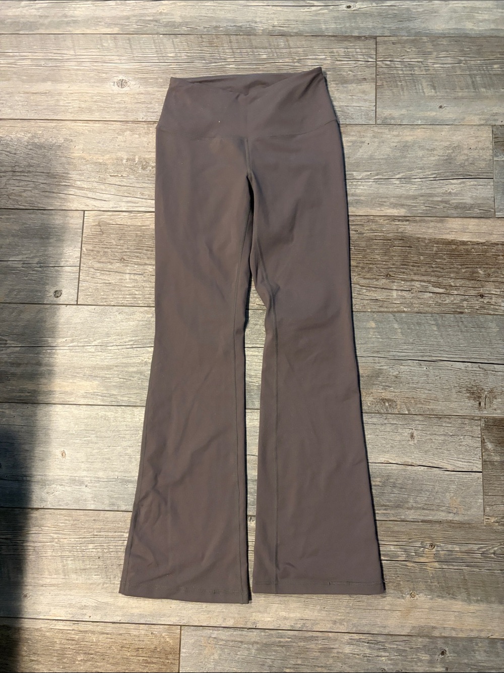 Zella flare leggings neutral tan sz 6 yoga pants